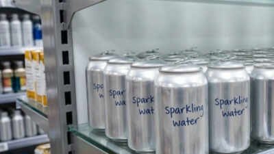 The recall notice says the product is being recalled because of non-harmful microbial contamination. (Representational photo) Canada recalls Briine Pacific Tide sparkling water in Alberta after 355ml cans begin bulging: Check two affected codes