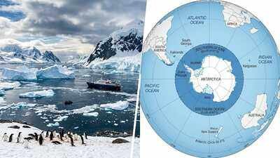 Left/Southern Ocean/Right/Southern Ocean on map/Image: AI Generated The Southern Ocean may be Earth’s safest place to remove carbon from the atmosphere, scientists find