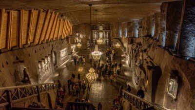 This UNESCO-listed underground city in Poland hides 245km of tunnels, a cathedral carved from salt and an entire world below the surface