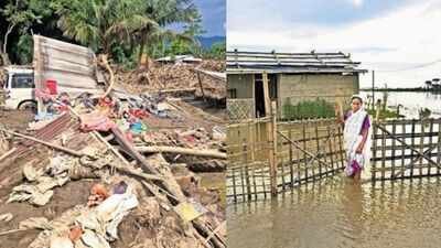 Ground zero of Assam’s flood fury: Village vanishes in an hour; toll rises to 78, over 3L affected