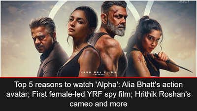 Top 5 reasons to watch 'Alpha': Alia Bhatt's action avatar; First female-led YRF spy film; Hrithik Roshan's cameo and more