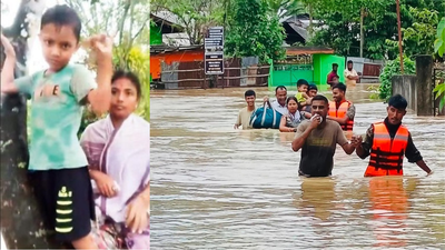 Torrential runoff from Nagaland triggered devastating floods across Assam's Sivasagar and Charaideo districts. ‘We are eating leaves’: Boy who spent night on tree; others on rooftops with tears