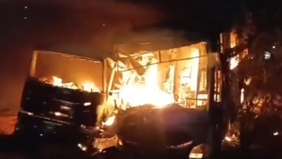 Tragedy struck the Delhi-Mumbai Expressway in Dausa as a private bus veered off the road into a gorge after colliding with a trailer, claiming at least seven lives and injuring over 15. At least 7 dead, 15 injured as Haridwar-Indore bus collides with trailer, catches fire on Delhi-Mumbai Expressway