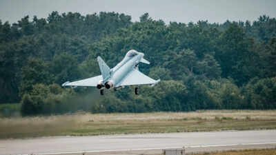 The latest variant of the Eurofighter Typhoon takes to the air for the first time. (Image credit: Airbus) Eye on Russia: UK's Storm Fighter, Germany’s Tranche‑4 Eurofighters signal new era of air defence
