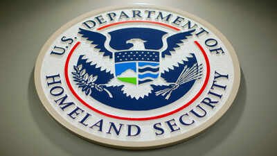 FILE - The Department of Homeland Security logo during a news conference in Washington, Feb. 25, 2015. (AP Photo/Pablo Martinez Monsivais, File) A draft proposal narrows flexibility in seeking bridge finance for EB-5 projects