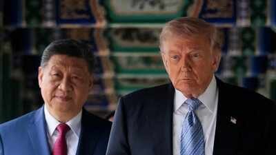Shipments of these key industrial components to the US during the first six months of the year were roughly 20% lower than the average recorded between 2022 and 2024. (Reuters photo) Despite Trump-Xi agreement, China’s rare earth magnet exports to US remain 20% below pre-trade war levels