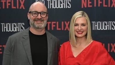 Christina Pazsitzky and Tom Segura had kept the news of their split under wraps thus far. (X/@CinemaBurst)