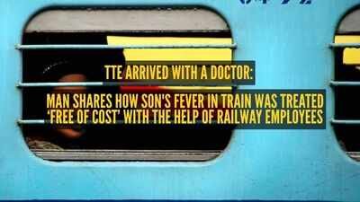 TTE arrived with a doctor: Man shares how son's fever in train was treated free of cost with the help of railway employees, claims 'India is progressing'
