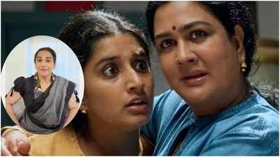 Urvashi's iconic 'Achuvinte Amma' scene gets a Vidya Balan TWIST; Keerthy Suresh, Anjali Menon and more react