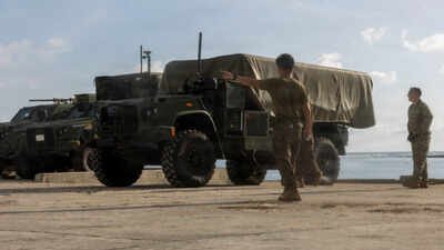 A Navy-Marine Expeditionary Ship Interdiction System forward deployed in the Pacific. (Imafe credit: US DoW) US is already deploying weapons in western Pacific to defend Taiwan from China