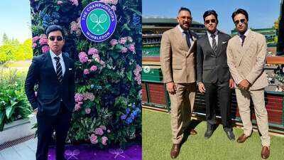 Vaibhav Sooryavanshi, Yuvraj Singh and Abhishek Sharma (Image credit: X) 'Jaldi jaldi me jo mila ... ': Vaibhav Sooryavanshi reveals Abhishek Sharma arranged his Wimbledon outfit - WATCH
