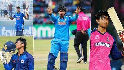 Vaibhav Sooryavanshi Vaibhav Sooryavanshi makes India debut: A look at his career records in numbers