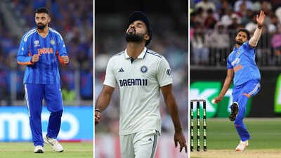 (L-R) Varun Chakravarthy, Akash Deep and Nitish Kumar Reddy are currently at BCCI's Centre of Excellence in Bengaluru. Traffic jam! BCCI CoE braces for an influx of contracted, targeted India players
