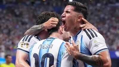 Photo/AP From 0-2 to 3-2: Lionel Messi's Argentina script remarkable comeback against Egypt, storm into FIFA World Cup quarterfinals