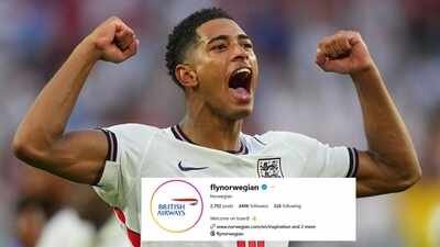 Photo/Agencies FIFA World Cup: Why Norwegian Air changed Instagram logo to British Airways after England defeat - Explained