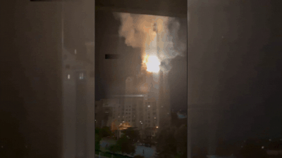 9-storey residential building collapses in Kyiv after Russian attack; rescue operation underway Watch: 9-storey Kyiv apartment building partially collapses after Russian attack; residents trapped