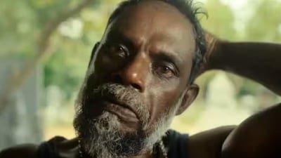 Tamil and Malayalam actor Vinayakan in a still from Rajinikanth's Jailer
