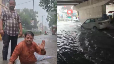 Heavy rain lashes Delhi-NCR, waterlogging in several areas; more showers likely
