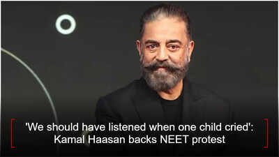 'We should have listened when one child cried': Kamal Haasan backs NEET protest; calls for education reforms 'We should have listened when one child cried': Kamal Haasan backs NEET protest; calls for education reforms, urges education reforms and appeals to Sonam Wangchuk to end hunger strike