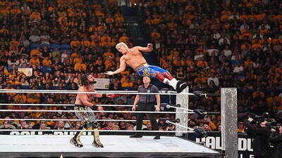 Cody Rhodes in action against Seth Rollins during Crown Jewel at RAC Arena on October 11, 2025 in Perth, Australia. (Photo by Georgiana Dallas/WWE via Getty Images) Cody Rhodes and Seth Rollins net worth in 2026: WWE salary, endorsements and career earnings compared
