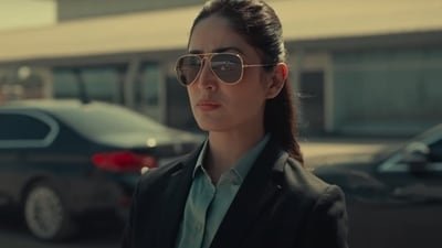 Yami Gautam in Article 370. She plays a police officer in the movie. Yami Gautam in Article 370. She plays a police officer in the movie.