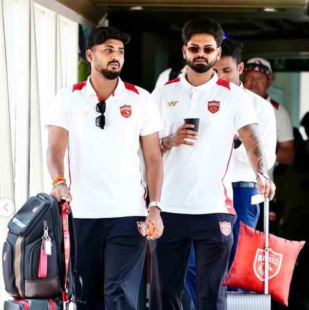 Yash Thakur and Shreyas Iyer (Image credit: Punjab Kings)