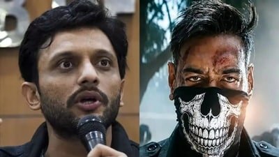 Zeeshan Ayyub; a still from Chauhan's teaser Zeeshan Ayyub; a still from Chauhan's teaser