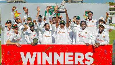Image credit: Zimbabwe Cricket After 25 years, Zimbabwe achieve rare Test feat with crushing win over Bangladesh