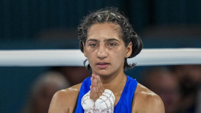 Preeti Pawar wins Gold (Image: X) CWG 2026: Preeti Pawar beats Scarlett Delgado by unanimous decision to win Women's 54kg Boxing Gold