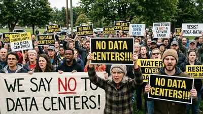 America's data centre protest reaches London, with some residents calling it, 'a crisis for the future'