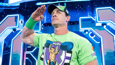 John Cena. Image via: WWE John Cena gives legendary tribute to Brock Lesnar and AJ Styles following 10-time WWE World Champion’s retirement