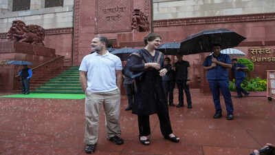 Rahul Gandhi, left, with Congress MP Priyanka Gandhi Vadra during the Monsoon session of Parliament Congress lost the millennials. Can it win over Gen Z?
