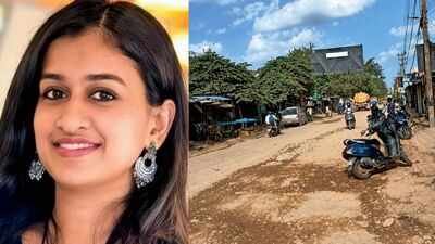 Woman died after falling from a two-wheeler onto a damaged road Broken road, fatal fall: Mom of 3-year-old run over in Bengaluru
