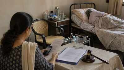 AI generated image Nurse leaves bedridden woman unattended, consumer commission orders agency to pay Rs 24,000