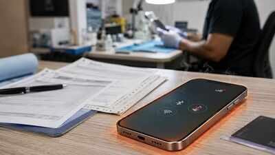 AI generated image used for representative purpose Apple India told to pay Rs 45,500 to Haryana customer after iPhone 15 overheats, faces network issues