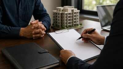 AI generated image Two builders jailed for two years for failing to hand over possession of Mumbai flat to buyers
