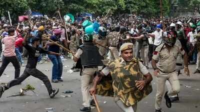 'Illegal gathering': Delhi Police reject claims of 'excessive force' at Jantar Mantar student protest
