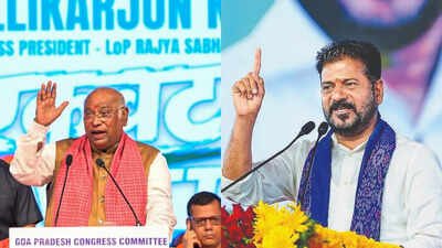 Mallikarjun Kharge extends support to Telangana CM Revanth Reddy ‘Deeply unfair’: Kharge slams Centre over Revanth Reddy’s US tour cancellation