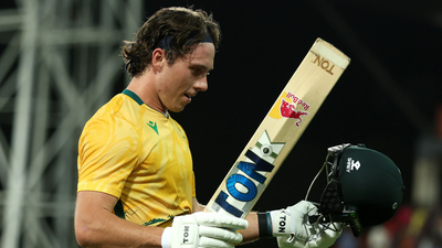Dewald Brevis goes berserk South Africa turn the tables as Dewald Brevis blitz powers seven-wicket win over Zimbabwe