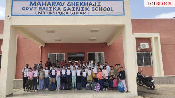 Students protest at Sainik School in Sikar on August 23 (File photo) Too young to know better?