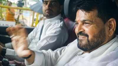 Brij Bhushan Sharan Singh (File Photo) Brij Bhushan, Vinod Tomar acquitted in women wrestlers sexual harassment case