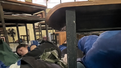 Video shows Thailand students hiding under desks during school shooting (Image: X@/CatchUpFeed) Watch: Scared Thailand school students duck under desks as gunshots ring out; 8 dead