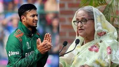 Shakib Al Hasan, Sheikh Hasina Sheikh Hasina-linked exiled cricketer ready to return, face murder trial 'if security is guaranteed'