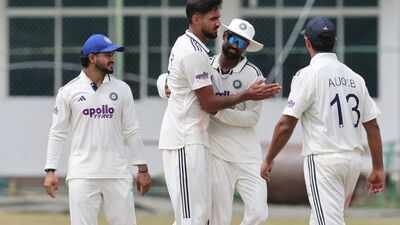 Gurnoor Brar picked up two wickets in the second innings. (BCCI | X) Gurnoor Brar is an exciting player... expect a lot from him: Zaheer Khan | Exclusive