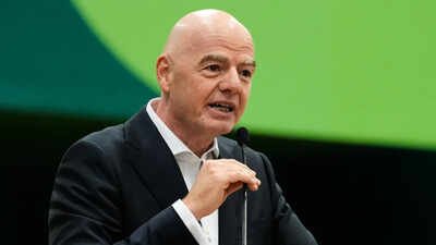 FIFA President Gianni Infantino (AP Photo/Tony Gutierrez, File) FIFA president ‘offered to fulfil Mexico’s wish to switch confederations’ in return for election vote: Report