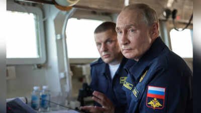 File photo: Russian President Vladimir Putin watches a military exercise from the board of the Varyag missile cruiser of the Pacific Fleet near Yuzhno-Sakhalinsk, on Sakhalin Island, Russia Why Putin’s first Kuril Islands visit matters as Russia-Japan ties hit new low