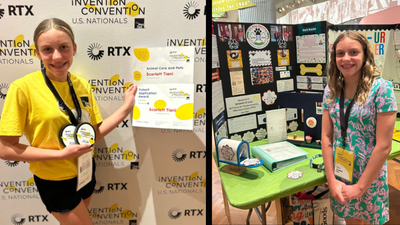 Scarlett Tiani and her amazing journey from a 5th-grade Invention Convention project at Tracey Magnet School to the national stage Meet Scarlett Tiani, the Connecticut student whose dog-safety invention reached US Nationals and earned a national award plus patent-application support