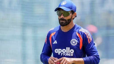 Galle: India's Ravindra Jadeja during a practice session ahead of the first test cricket match between India and Sri Lanka, in Galle. (PTI Photo) Ravindra Jadeja two short from 350 Test wickets, set to join Kapil Dev in elite club