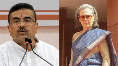 West Bengal Chief Minister Suvendu Adhikari slams Sonia Gandhi ‘Entire Bengal fuming’: Suvendu Adhikari slams Congress' Sonia Gandhi over I-Day Vande Mataram row