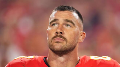 Travis Kelce opens up.(Image via Getty Images) "It's a tough pill to swallow": Travis Kelce opens up on "failing" as a leader as concerns loom over his fitness